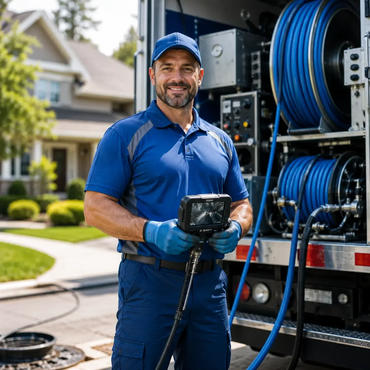 Local outdoor drain cleaning specialists in Tom Bean, TX